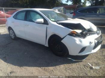  Salvage Toyota Corolla