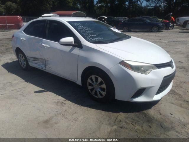  Salvage Toyota Corolla