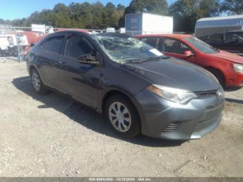  Salvage Toyota Corolla