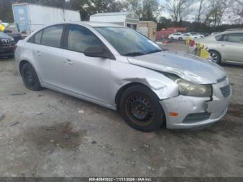  Salvage Chevrolet Cruze