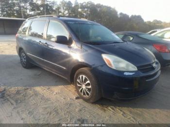  Salvage Toyota Sienna