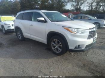  Salvage Toyota Highlander