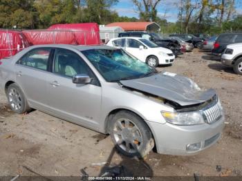  Salvage Lincoln MKZ