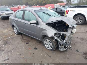  Salvage Chevrolet Aveo