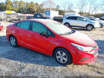  Salvage Chevrolet Cruze