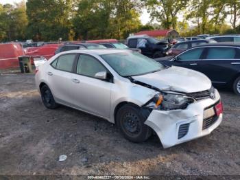  Salvage Toyota Corolla