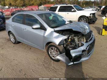  Salvage Chevrolet Sonic