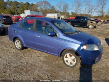  Salvage Chevrolet Aveo