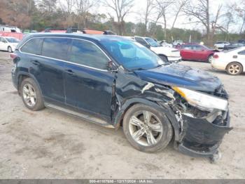  Salvage Toyota Highlander