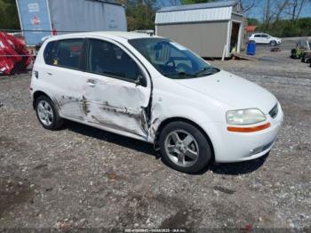  Salvage Chevrolet Aveo