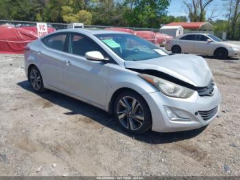  Salvage Hyundai ELANTRA