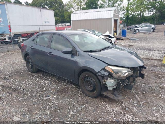  Salvage Toyota Corolla