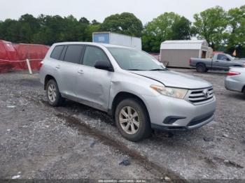  Salvage Toyota Highlander