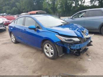  Salvage Chevrolet Cruze