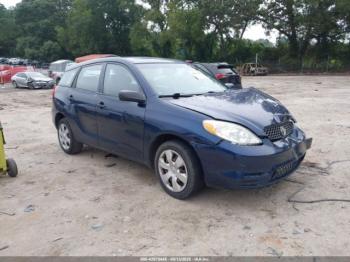 Salvage Toyota Matrix