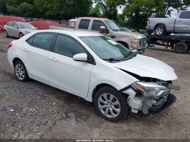  Salvage Toyota Corolla