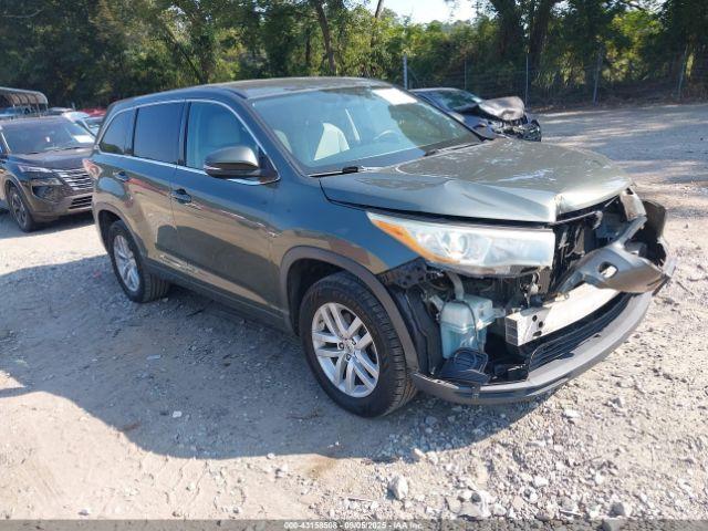  Salvage Toyota Highlander