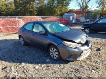  Salvage Toyota Corolla