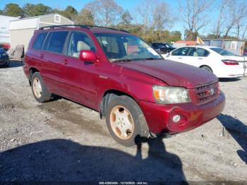  Salvage Toyota Highlander