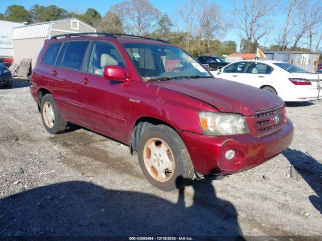  Salvage Toyota Highlander