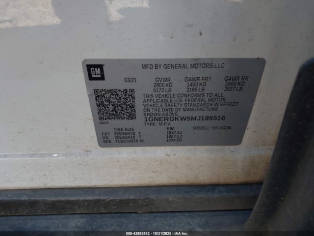 Chevrolet Traverse Fwd Lt Cloth Image 6