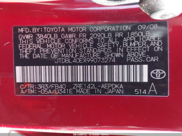 Toyota Corolla Le Image 4