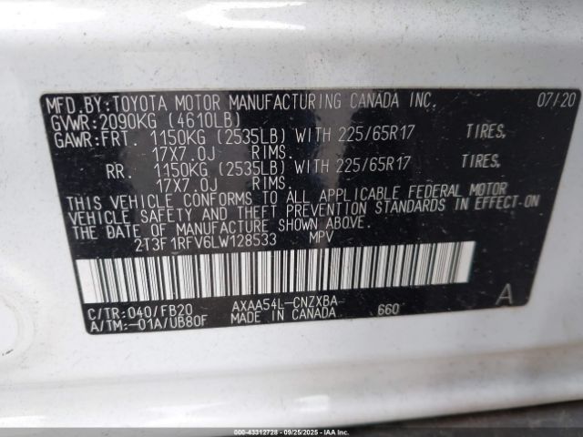 Toyota RAV4 Le Image 9